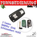 Ersatz Fernbedienung geeignet fr BMW -3 Tasten 868 MHz...