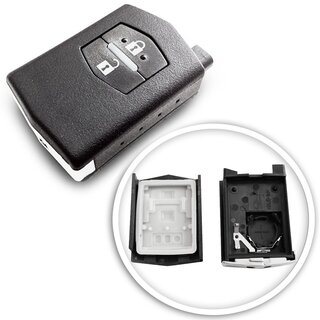 Ersatz Klappschlssel geeignet fr Mazda - 2 Tasten Typ 1 mit Batteriefach