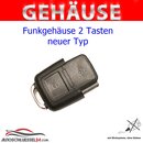 Ersatz Funkgehuse geeignet fr Volkswagen - 2 Tasten...