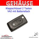 Ersatz Klappschlssel geeignet fr Citroen - 2 Tasten VA2...