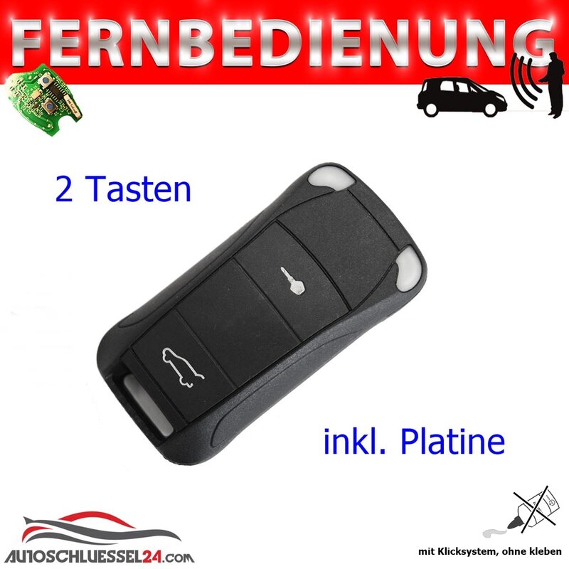 3 Tasten Funkschlüssel für Porsche 