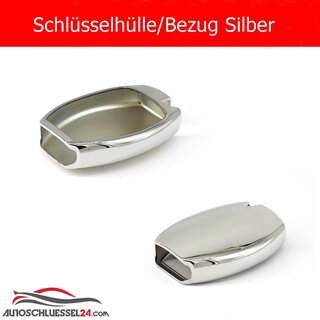 Ersatz Schlsselhlle/Bezug geeignet fr Mercedes Silber